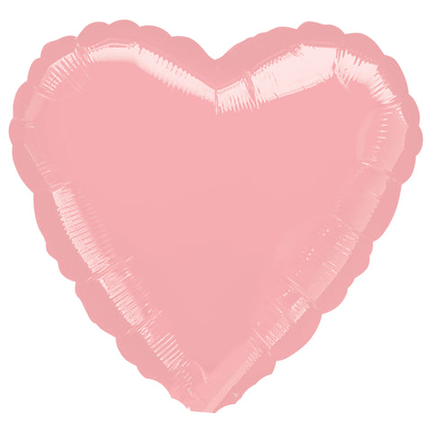 Metallic Pastel Pink Mini Heart (9")