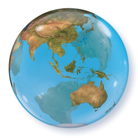 Planet Earth Deco Bubble Balloon (22")