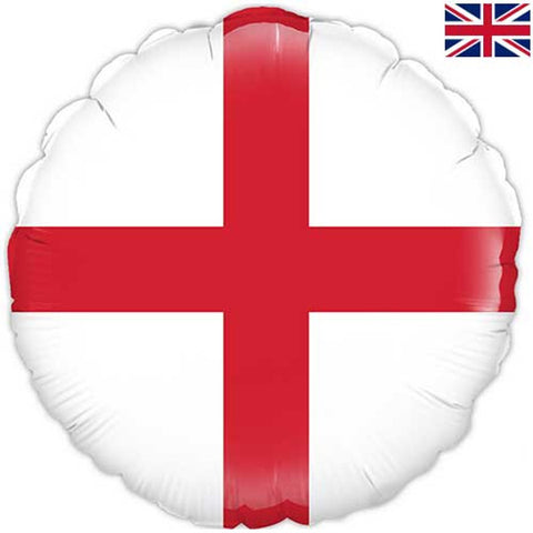 England St George's Cross Foil Balloon (18")