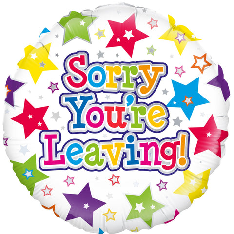 Sorry You're Leaving Foil Balloon (18")
