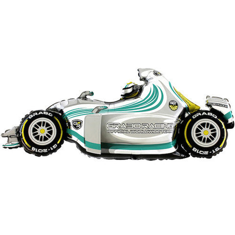 Speedy Grey Car Supershape Foil Balloon (42")
