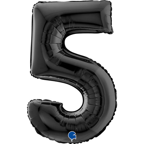 Grabo Black Number 5 Foil Balloon (26")