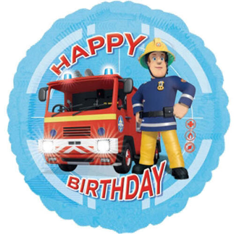 Fireman Sam Happy Birthday Foil Balloon (18")