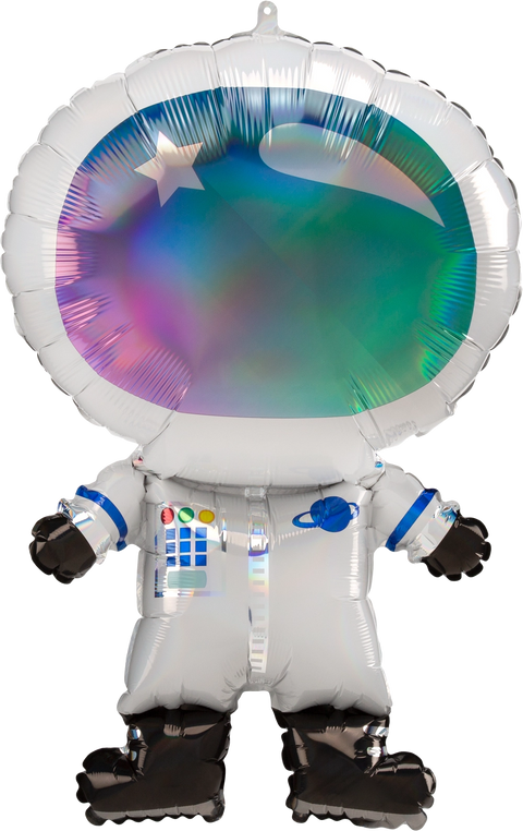 Iridescent Astronaut Foil Balloon (30")