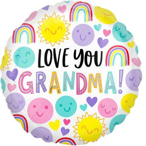 Love You Grandma Foil Balloon (18")