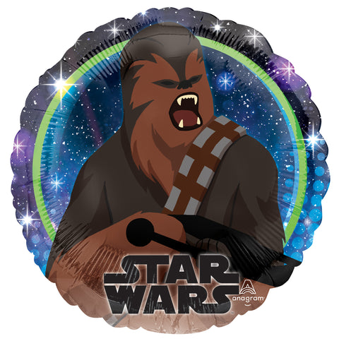 Star Wars Chewbacca Round Foil Balloon (18")