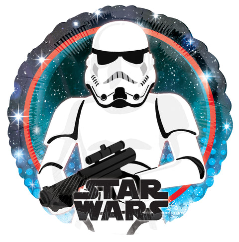 Star Wars Storm Trooper Round Foil Balloon (18")