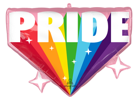 Burst Of Pride Supershape Foil Balloon (26")