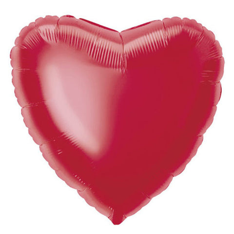 Red Heart Foil Balloon (18")
