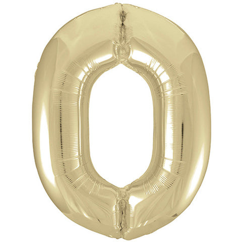 Unique White Gold Number 0 (34")