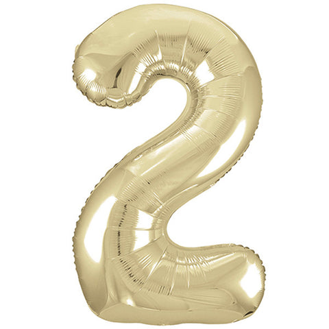 Unique White Gold Number 2 (34")