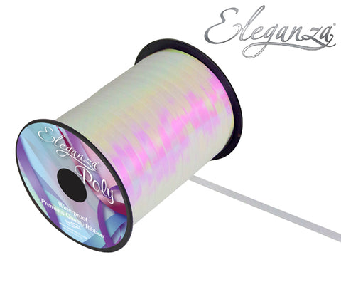 Eleganza Poly Curling Ribbon Metallic 5mm x 250yds (Iridescent)
