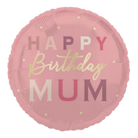 Happy Birthday Mum Foil Balloon (18")