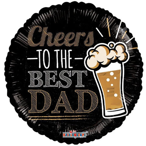 Cheers To The Best Dad Foil Balloon (18")