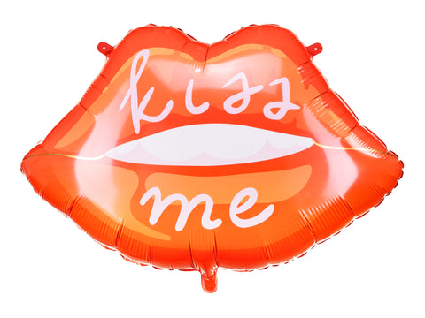Kiss Me Lips Foil Balloon (34")