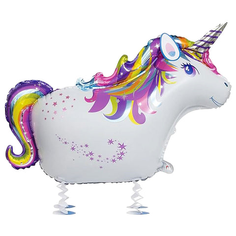 Unicorn Walking Pet Foil Balloon (34")