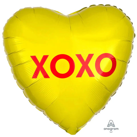 Candy Heart - XOXO Foil Balloon (17")