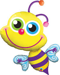 Beeming Bee Foil Balloon (40")
