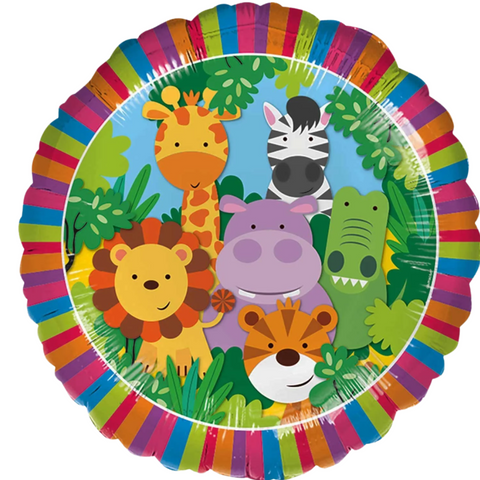 Jungle Friends Foil Balloon (18")
