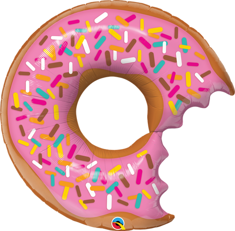 Bitten Donut Sprinkles Foil Balloon (36")