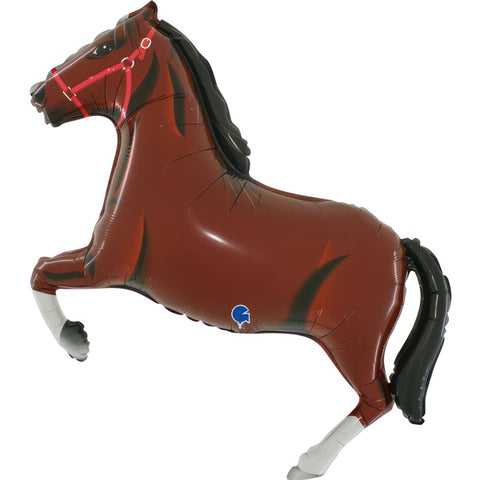 Brown Horse Supershape Foil balloon (43")