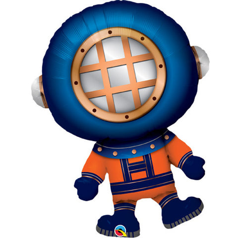 Deep Sea Diver Foil Balloon