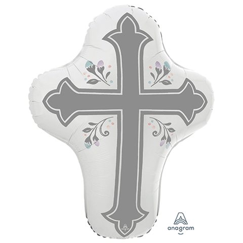 Holy Cross Supershape Foil Balloon (28")