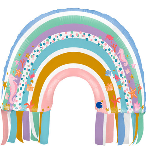 Maritime Rainbow Foil Balloon (25")