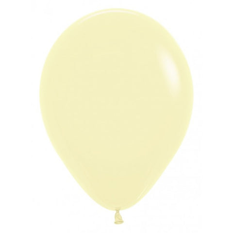 Sempertex Pastel Matte Yellow (12")