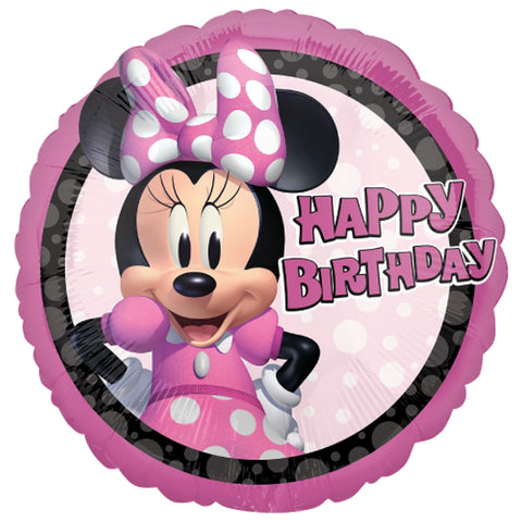 Minnie Mouse Happy Birthday Foil Balloon (18")