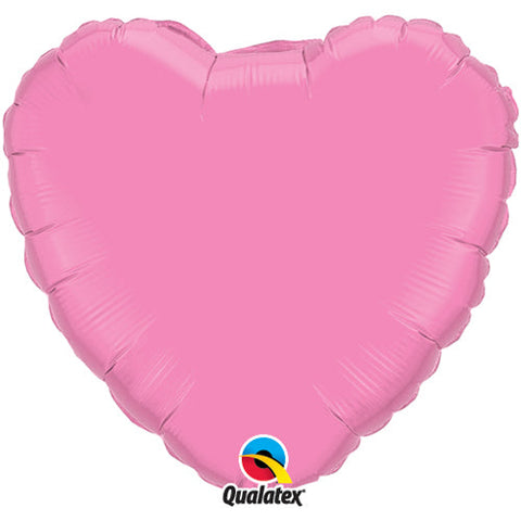 Rose Pink Heart Foil Balloon (18")
