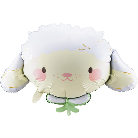 Sheep Head Foil Balloon (34")