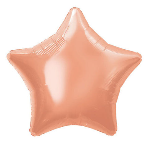 Unique Rose Gold Star (20") Packaged