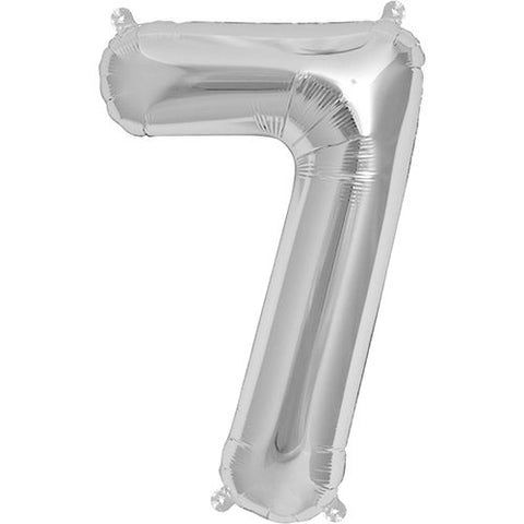 North Star Number 7 Foil Balloon (16")