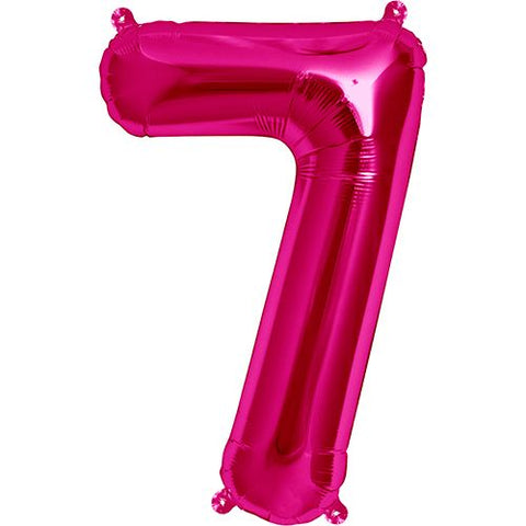 North Star Magenta Number 7 (16")