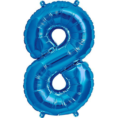 North Star Blue Number 8 (16")