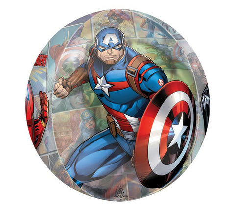 Avengers Clear Orbz Foil Balloon (16")