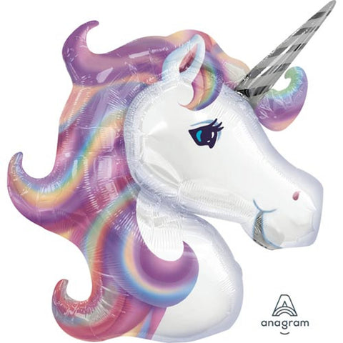 Pastel Unicorn Supershape Foil Balloon (33")