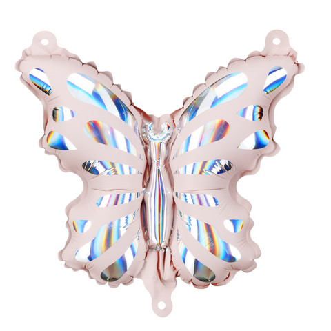 Light Pink Butterfly Mini Foil Balloon (9”)