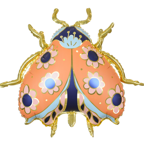 Boho Ladybug Foil Balloon (28")