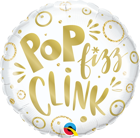 Pop Fizz Clink Foil Balloon (20")