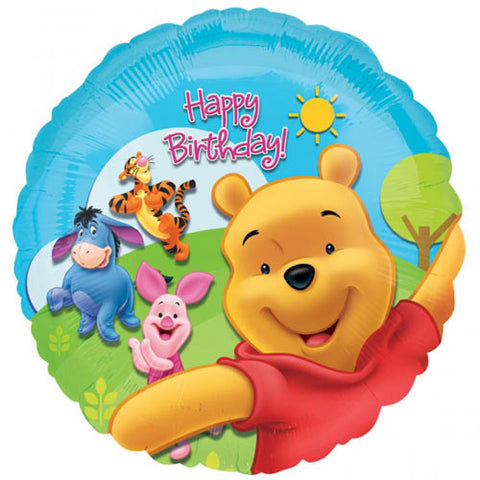 Pooh & Friends Happy Birthday Foil Balloon (18")