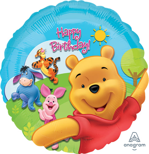 Pooh & Friends Happy Birthday Foil Balloon (18")