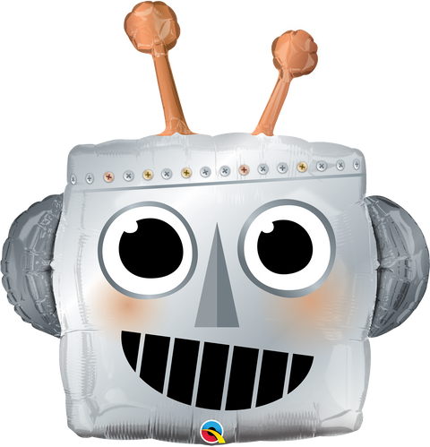 Robot Head Supershape Foil Balloon (35")