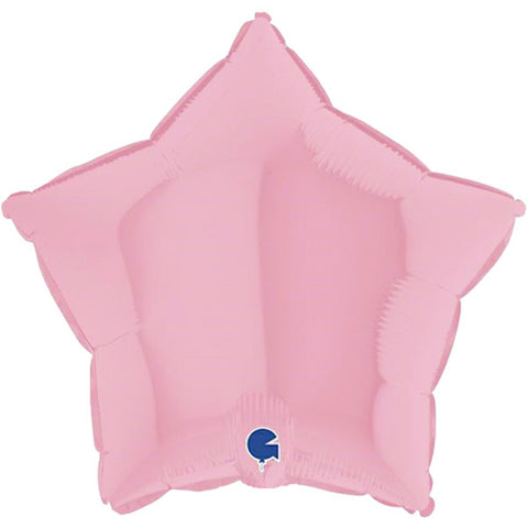 Matte Pink Star Foil Balloon (18")