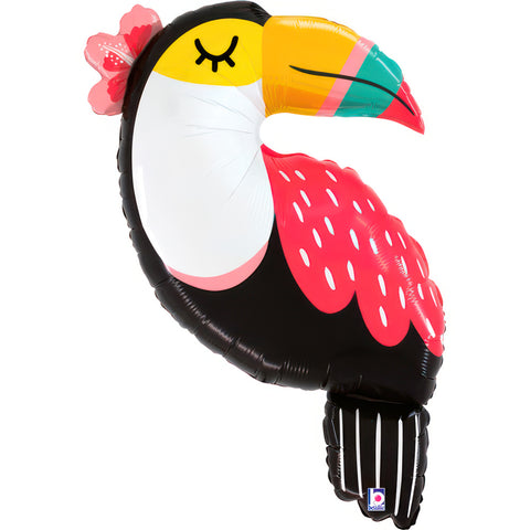Summer Toucan Supershape Foil Balloon (40")