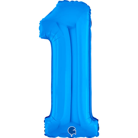 Grabo Blue Number 1 Foil Balloon (26")
