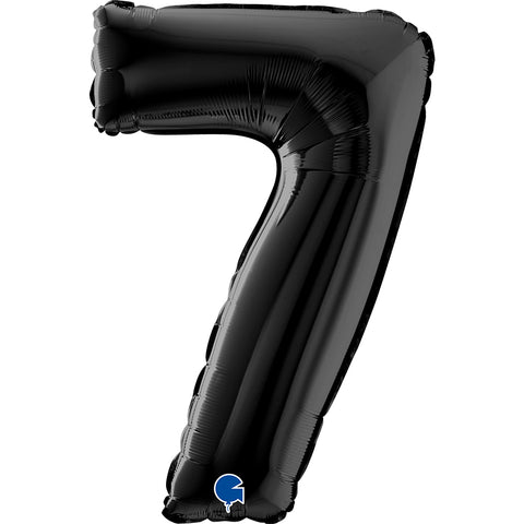 Grabo Black Number 7 Foil Balloon (26")