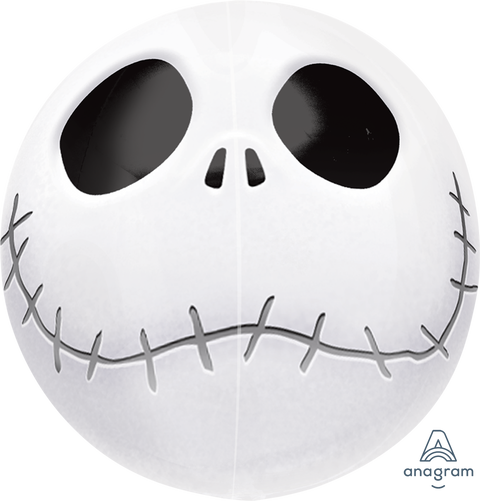 Jack Skellington Orbz Foil Balloon (16")