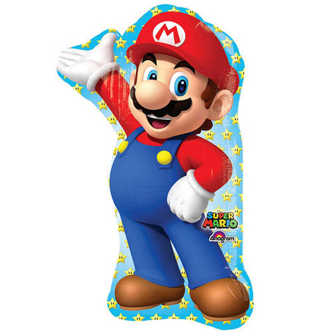 Super Mario Foil Supershape Foil Balloon (33")